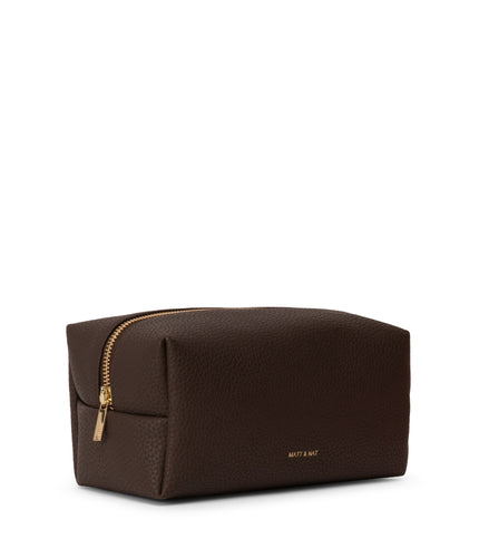 BLAIR Vegan Toiletry Case - Purity | Color: Brown - variant::truffle