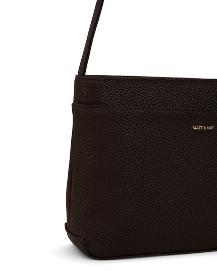 LUISA Vegan Shoulder Bag - Purity | Color: Brown - variant::truffle