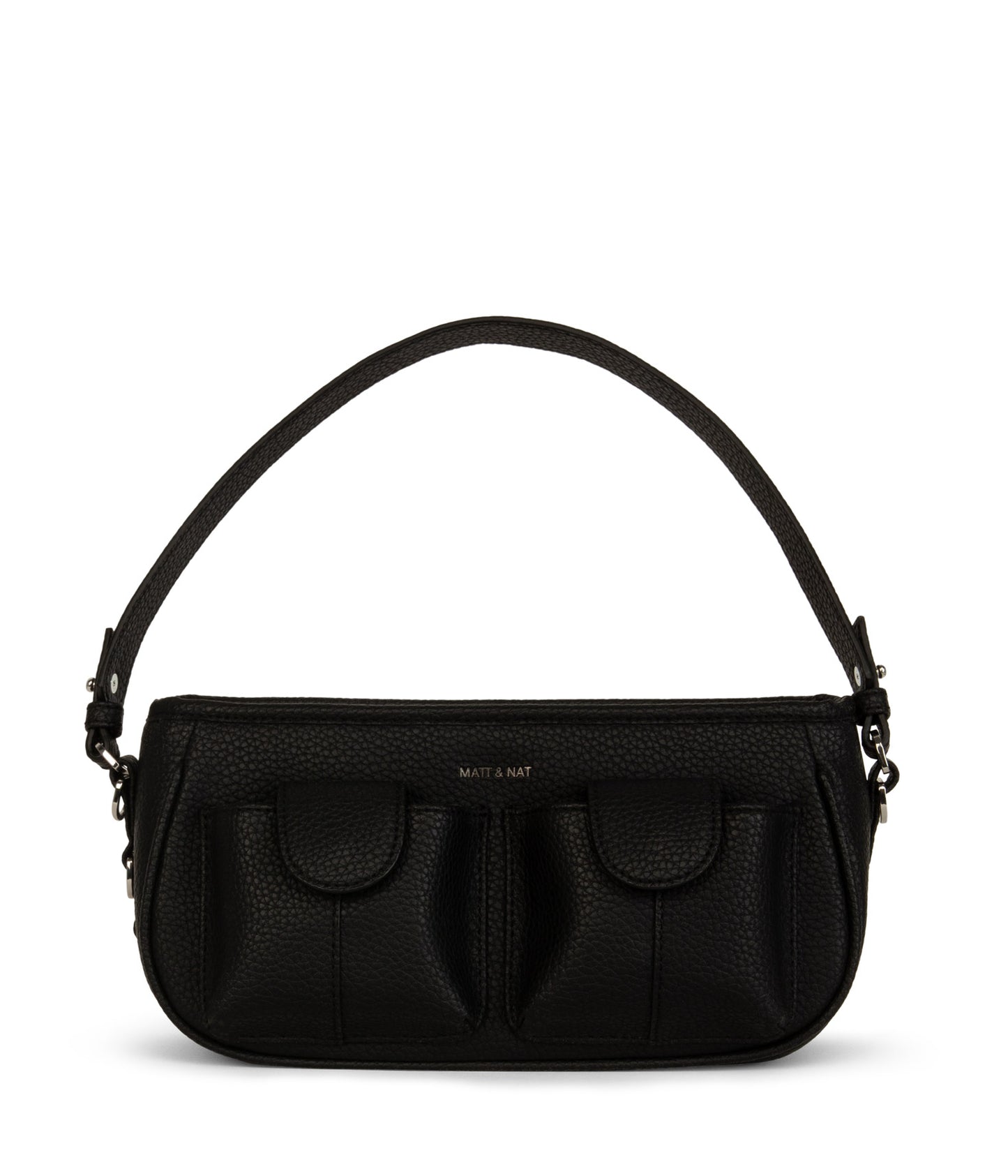 NOON Vegan Crossbody Bag - Purity | Color: Black - variant::black