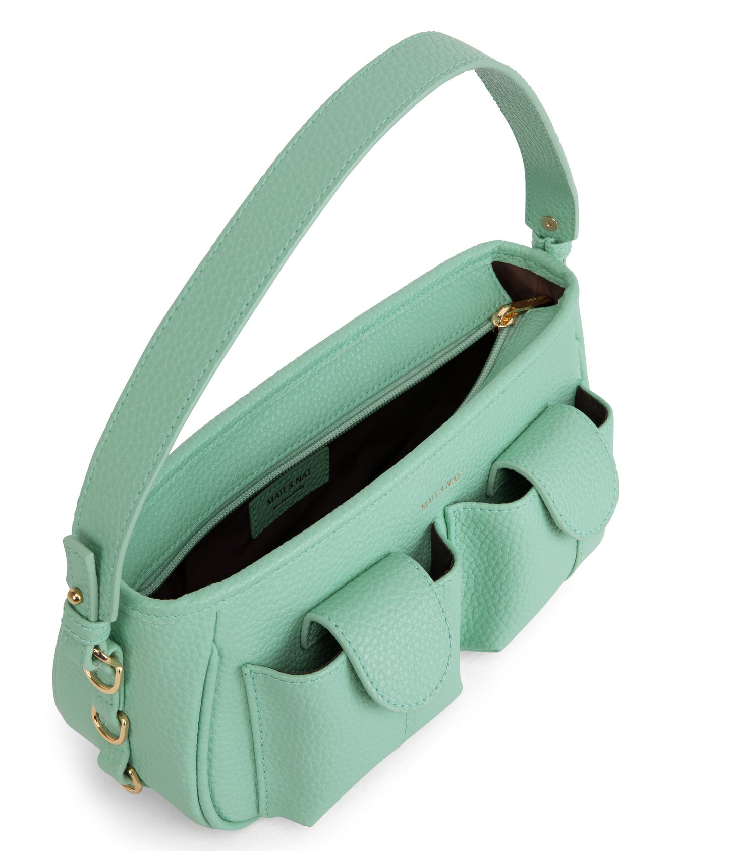 NOON Vegan Crossbody Bag - Purity | Color: Green - variant::paradise