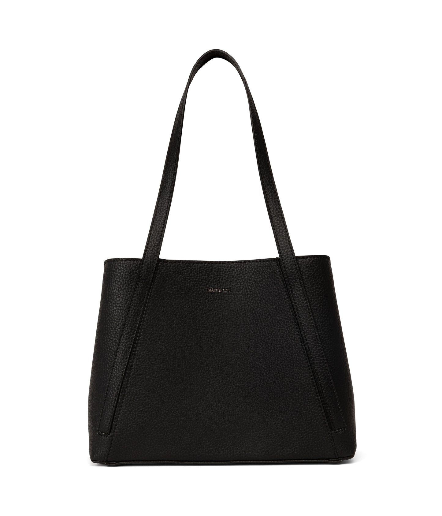 ZOEY Vegan Tote Bag - Purity | Color: Black - variant::black