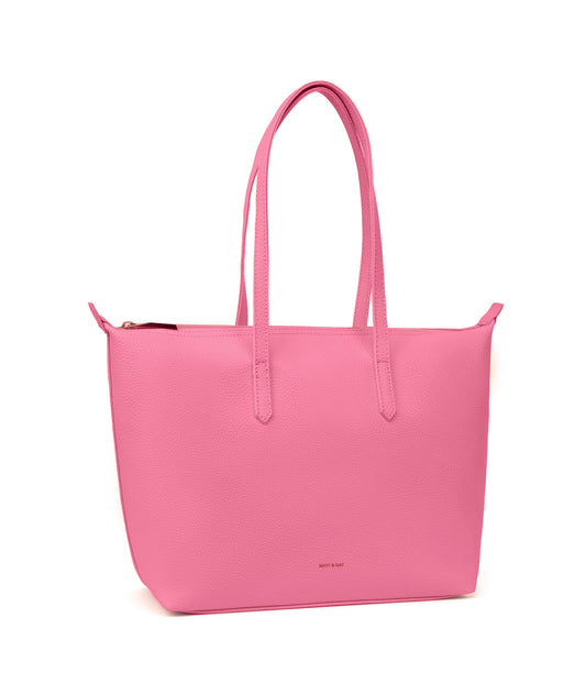 ABBI Vegan Tote Bag - Purity | Color: Pink - variant::rosebud