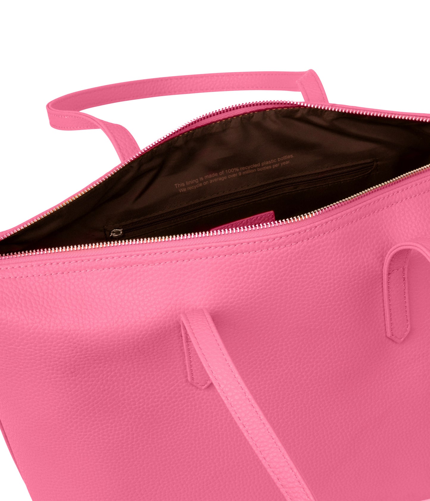 ABBI Vegan Tote Bag - Purity | Color: Pink - variant::rosebud