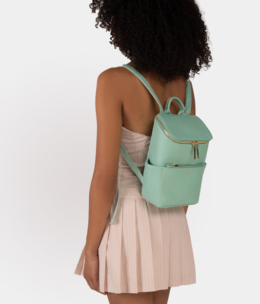 BRAVESM Small Vegan Backpack - Purity | Color: Green - variant::paradise