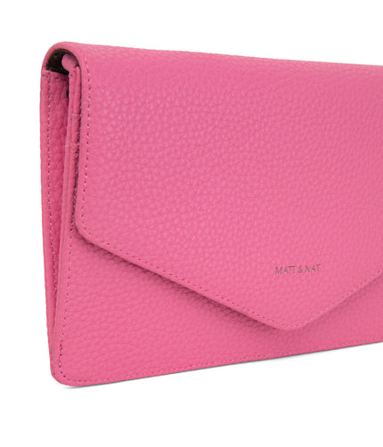 CLOE Vegan Wristlet Wallet - Purity | Color: Pink - variant::rosebud