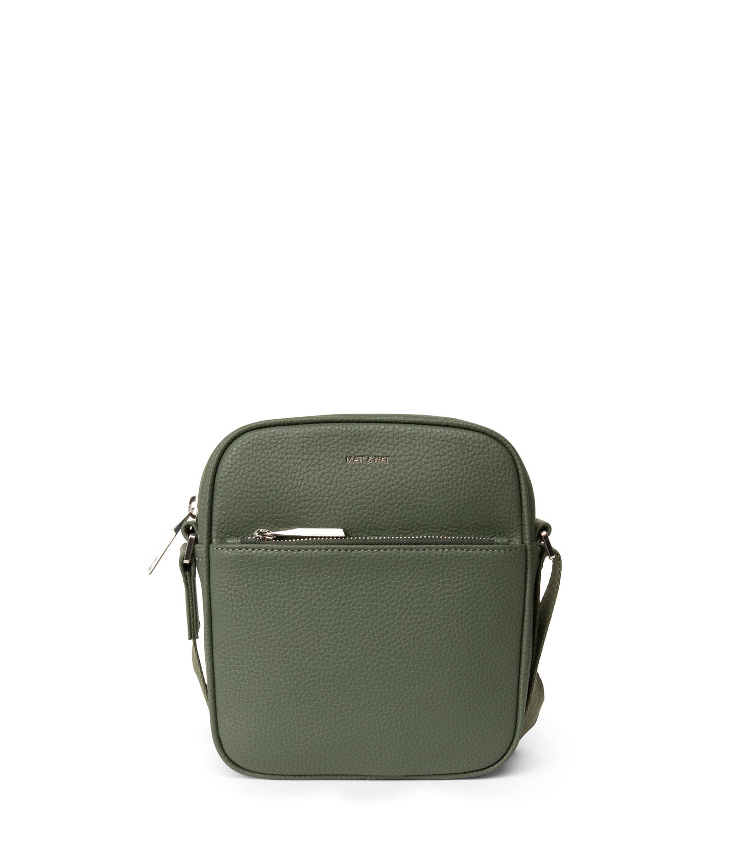 COENMINI Small Vegan Crossbody Bag - Purity | Color: Green - variant::forest