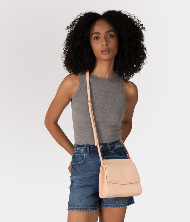 ERIKA Vegan Crossbody Bag - Purity | Color: Pink - variant::doll