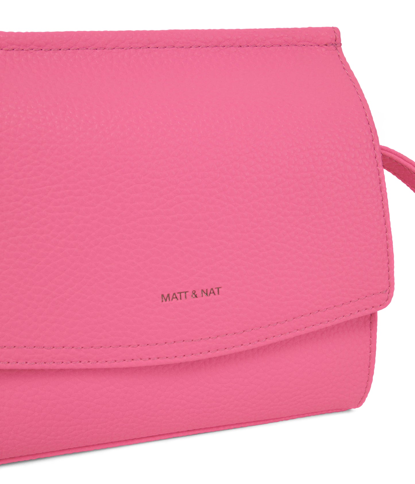 ERIKA Vegan Crossbody Bag - Purity | Color: Pink - variant::rosebud