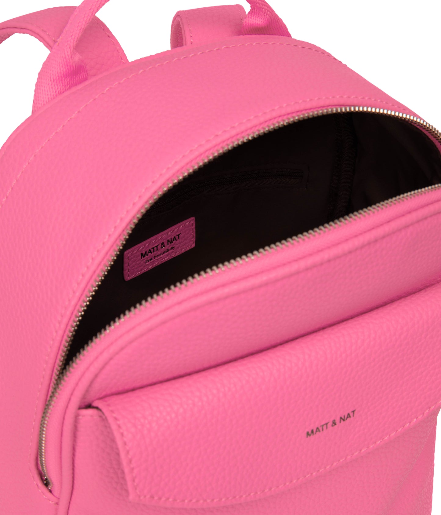 HARLEM Small Vegan Backpack - Purity | Color: Pink - variant::rosebud