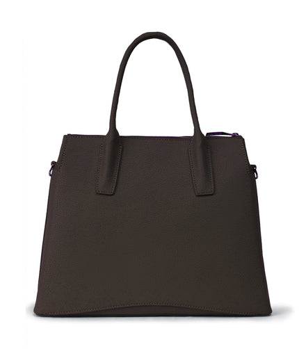 NEVADALG Vegan Satchel - Purity | Color: Brown - variant::truffle