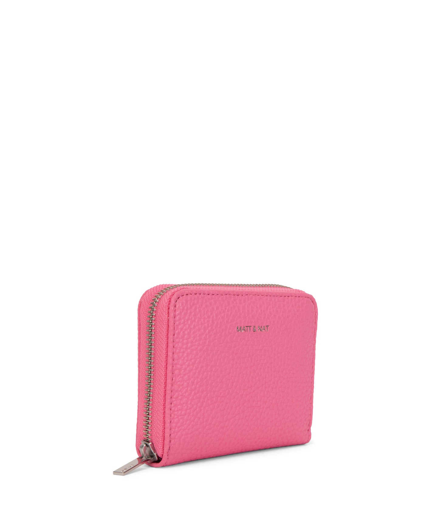 RUE Small Vegan Zip Wallet - Purity | Color: Pink - variant::rosebud