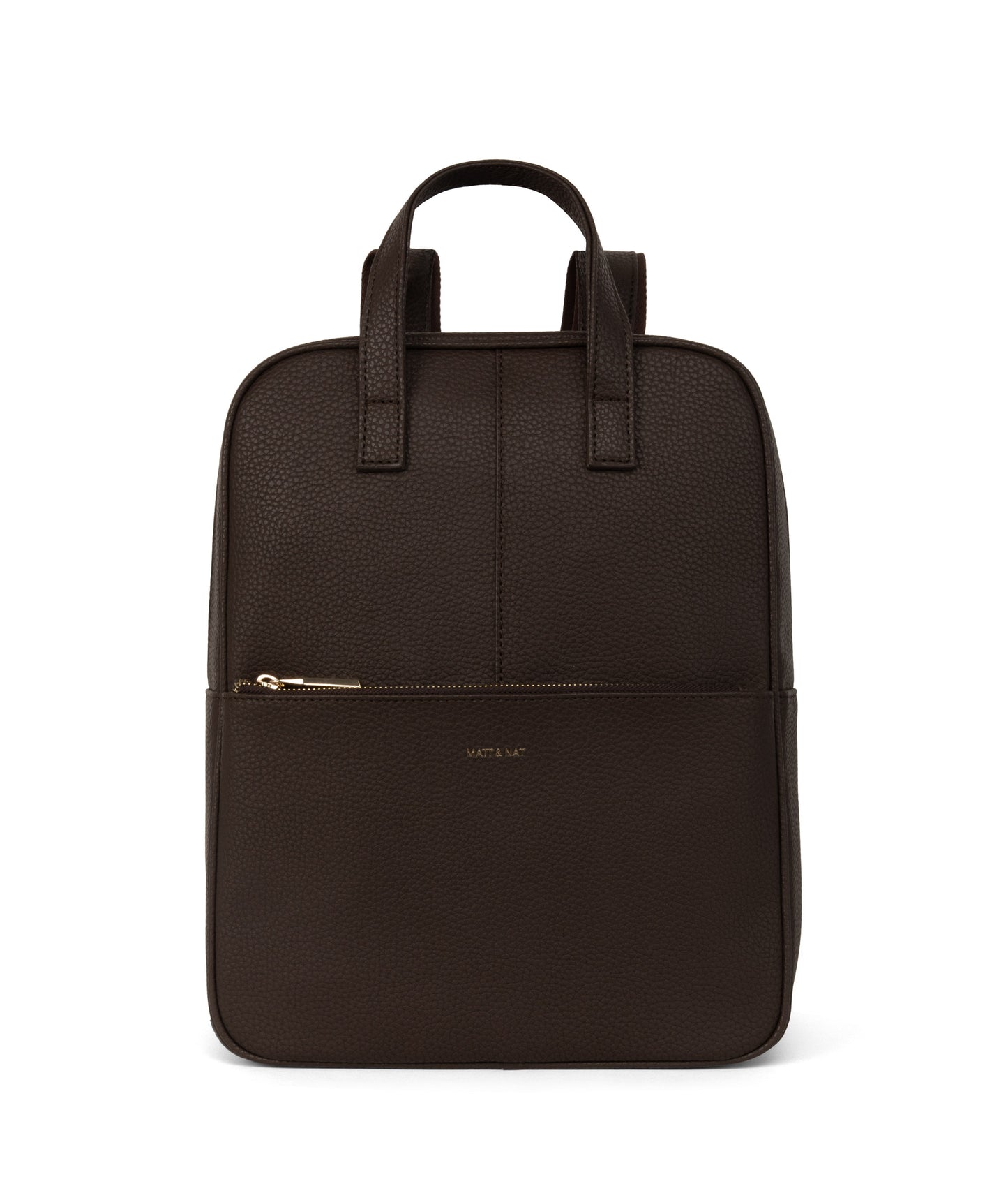 THEBE Vegan Backpack - Purity | Color: Brown - variant::truffle