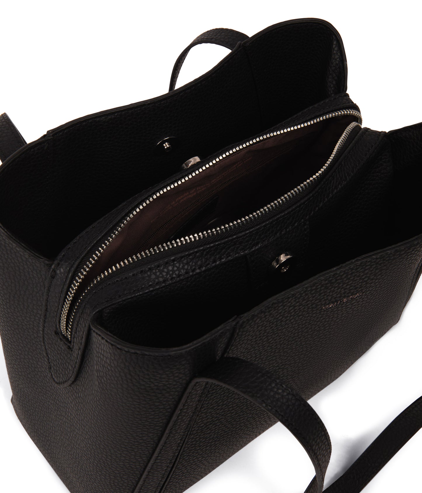 ZOEY Vegan Tote Bag - Purity | Color: Black - variant::black