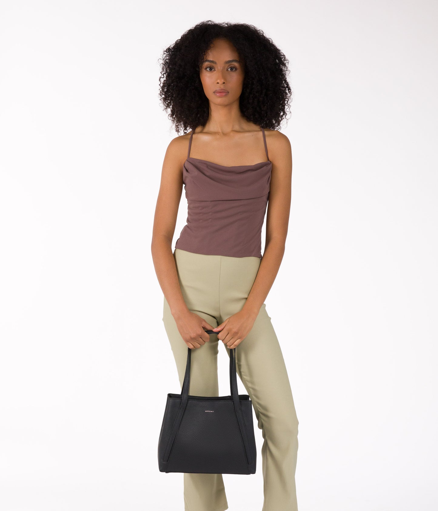 ZOEY Vegan Tote Bag - Purity | Color: Brown - variant::truffle