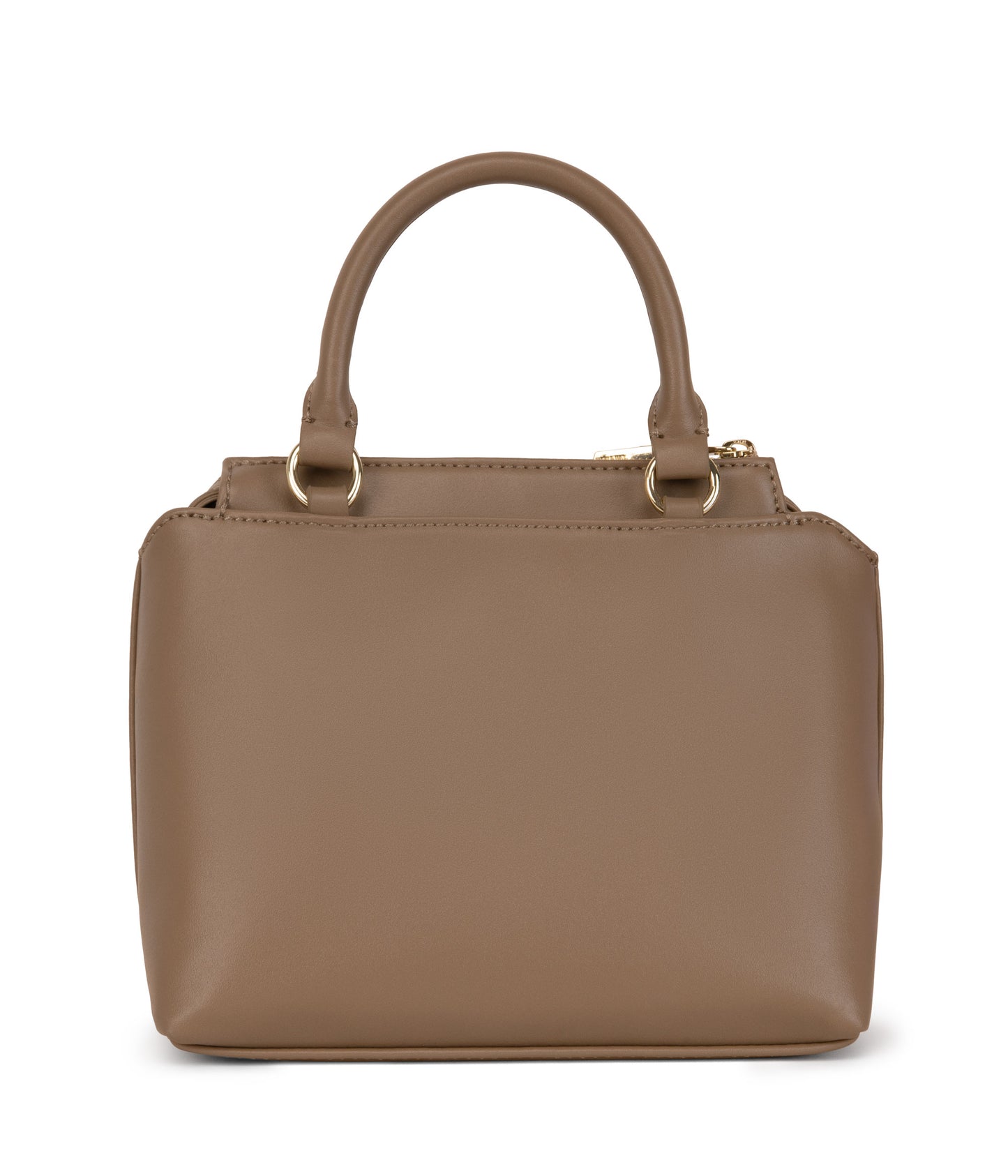 ATHENA Small Vegan Satchel - Sol | Color: Brown - variant::twig