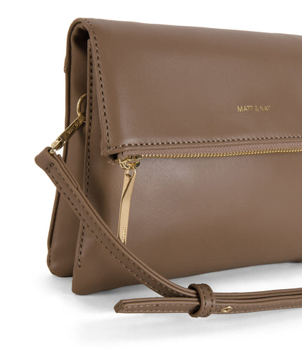 HILEY Vegan Crossbody Bag - Sol | Color: Brown - variant::twig