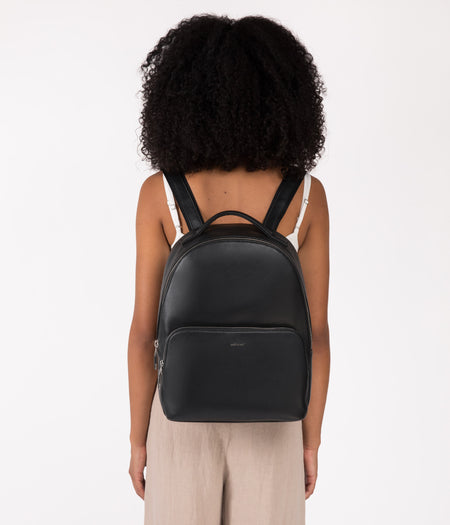 CARO Vegan Backpack - Sol | Color: Black - variant::black