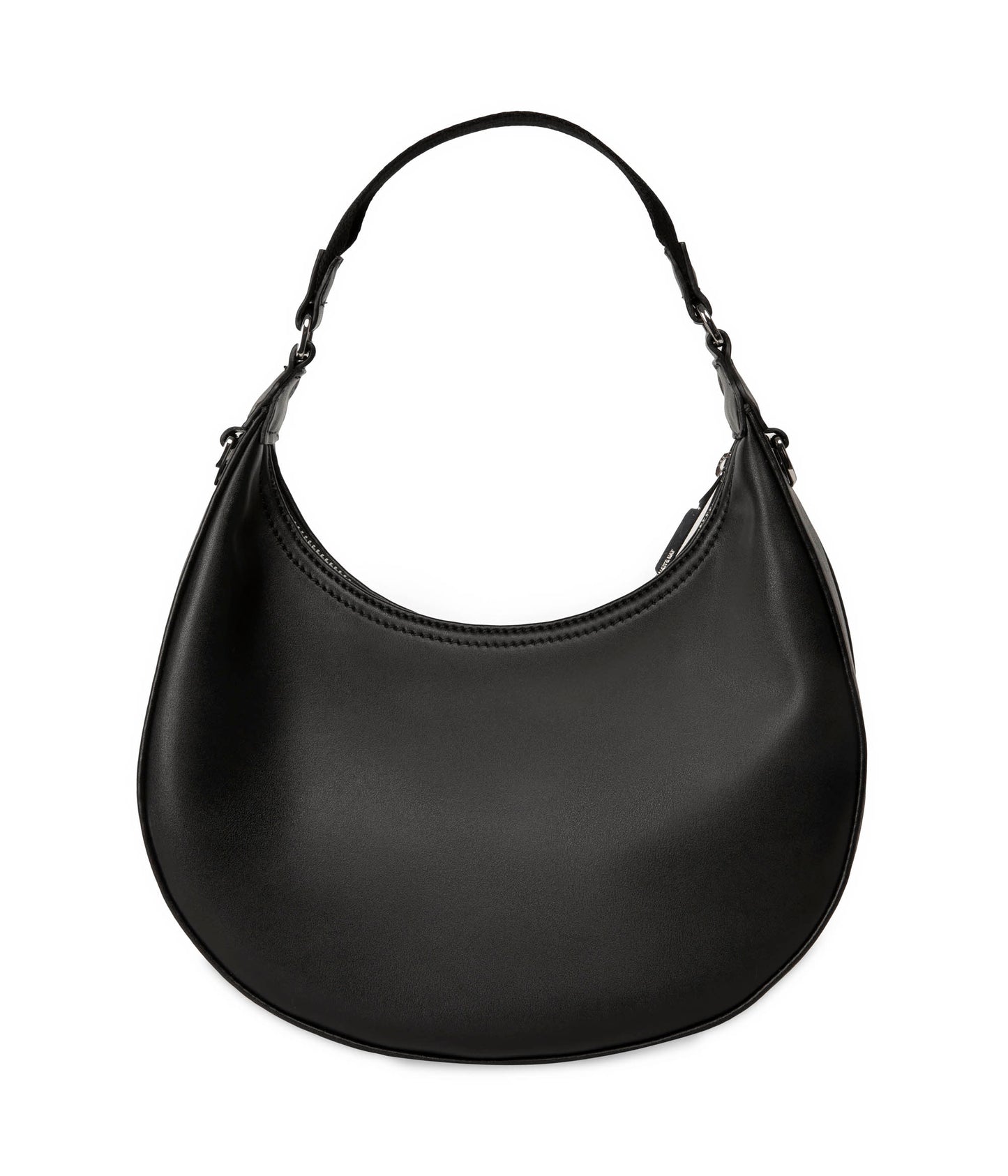 SERENA Vegan Hobo Bag - Sol | Color: Black - variant::black