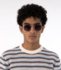 COLE SM Small Round Sunglasses | Color: Black - variant::mblbla