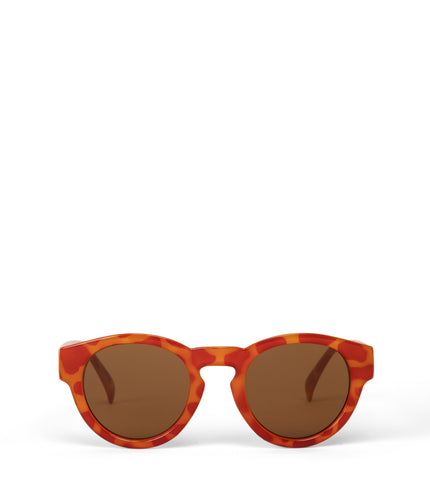 YAN-2 Recycled Round Sunglasses | Color: Orange - variant::orange