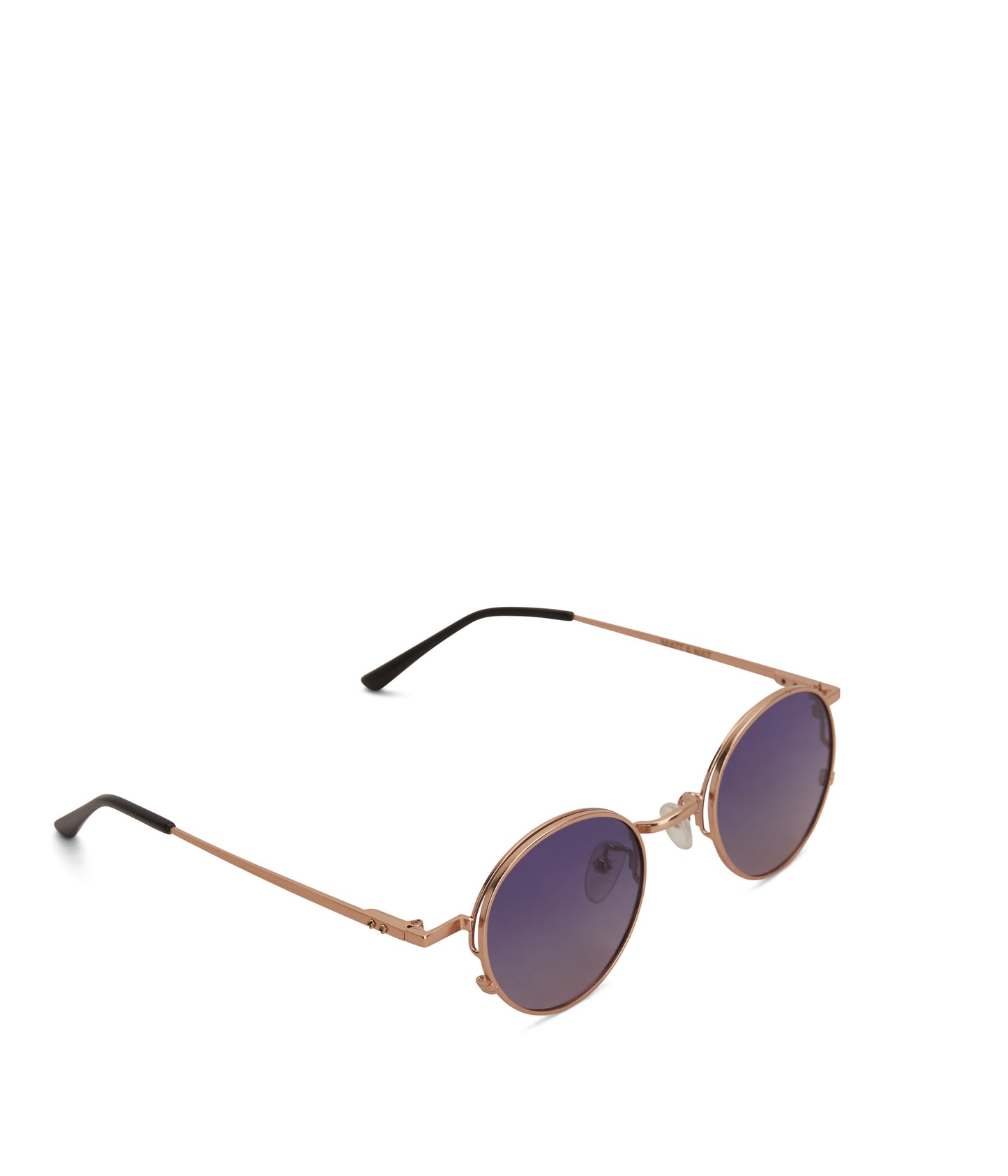 EDDON Small Round Sunglasses | Color: Purple - variant::mauve