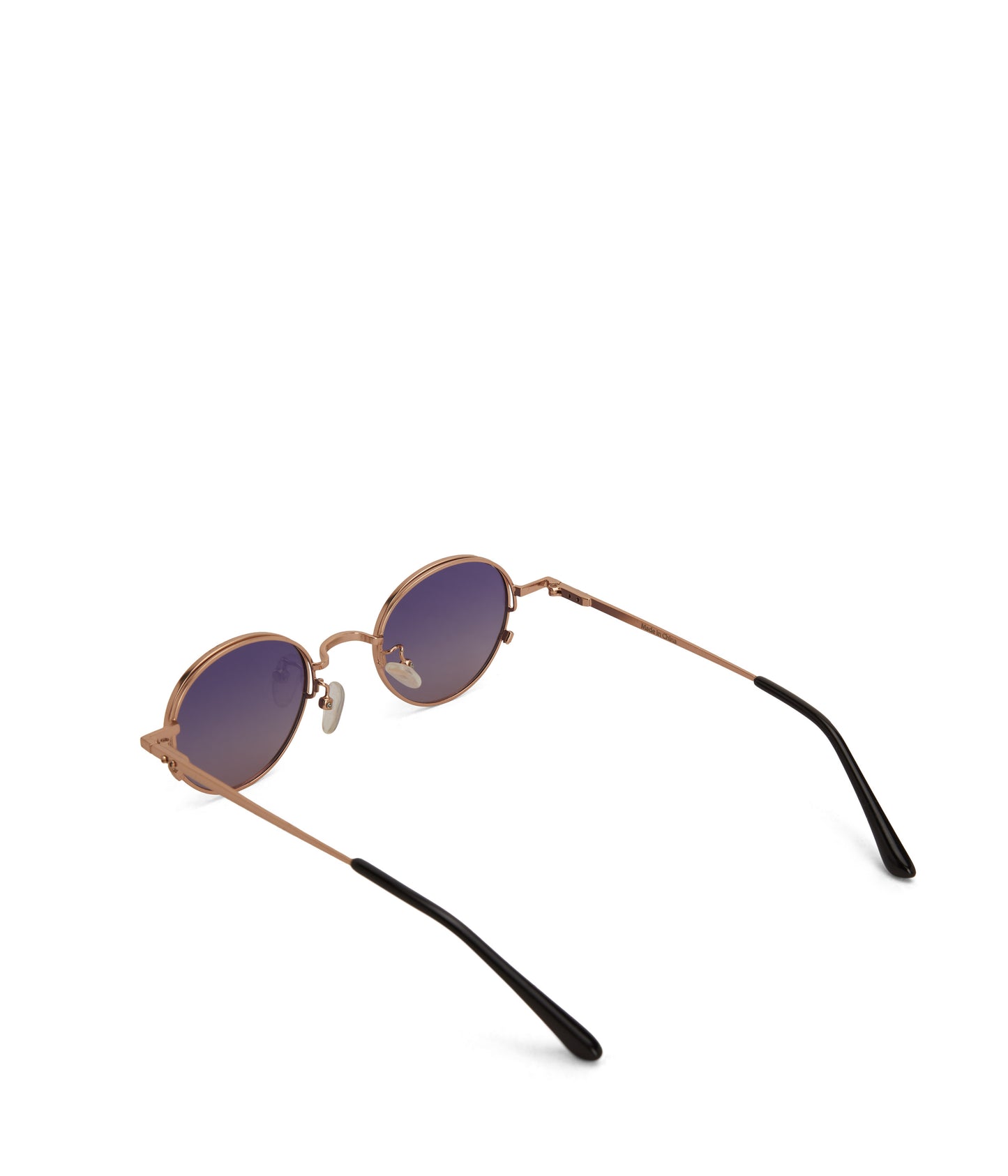 EDDON Small Round Sunglasses | Color: Purple - variant::mauve