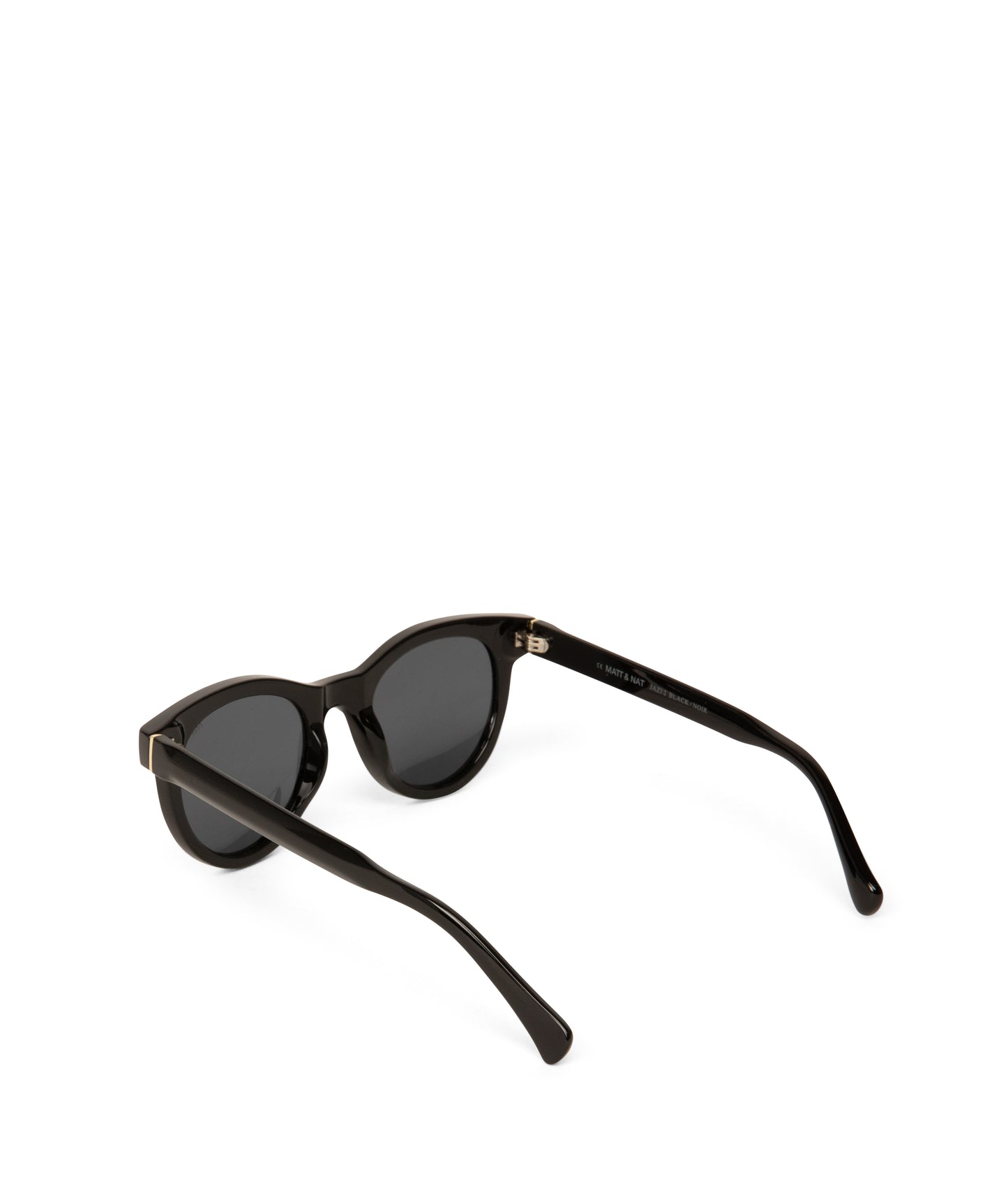 JAZI-2 Recycled Round Sunglasses | Color: Black, Grey - variant::black