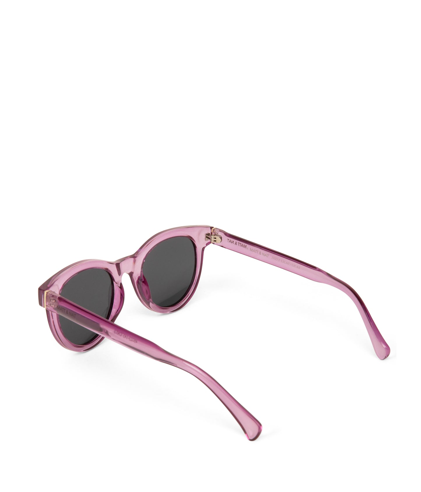 JAZI-2 Recycled Round Sunglasses | Color: Purple, Grey - variant::lilac