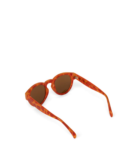 YAN-2 Recycled Round Sunglasses | Color: Orange - variant::orange