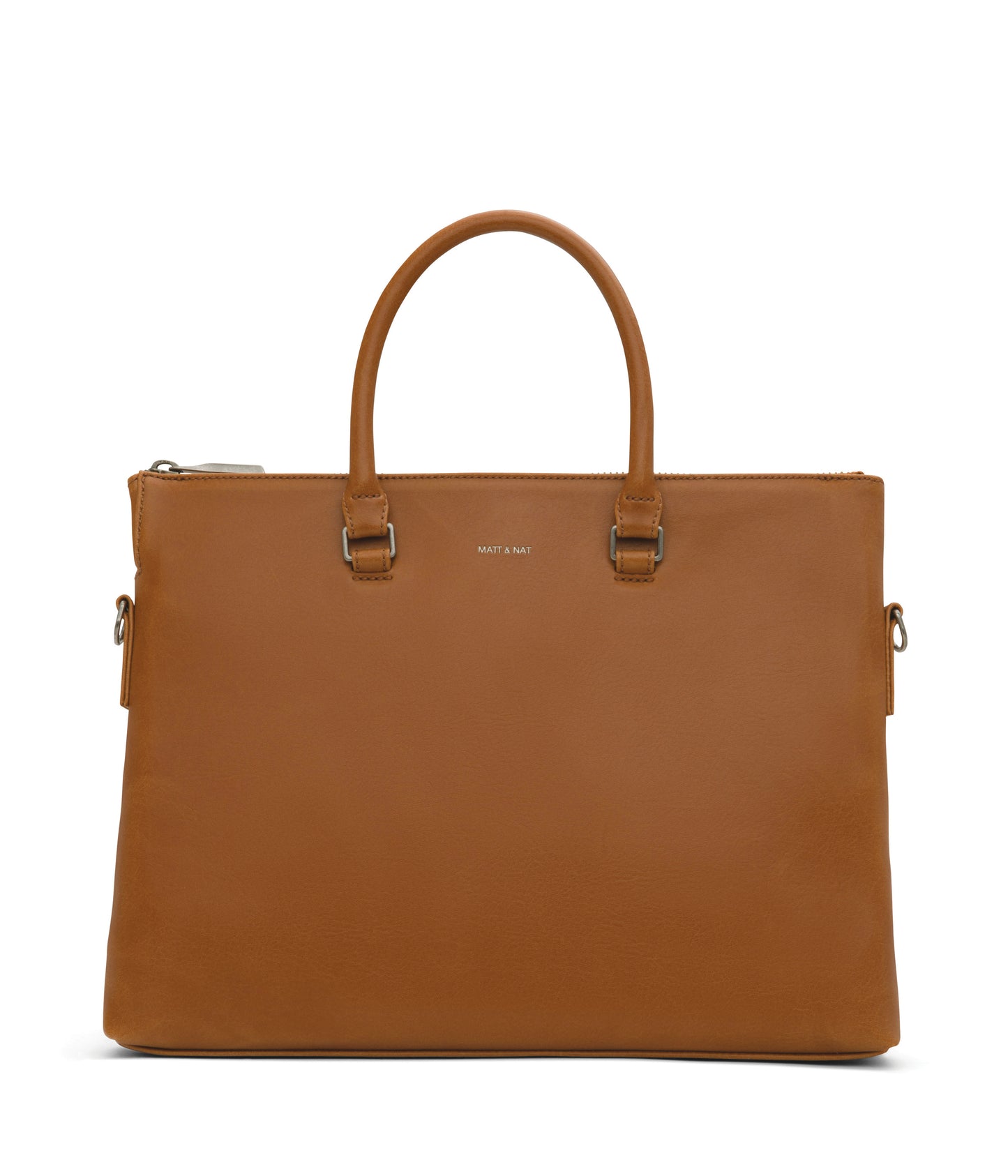 ALBAN Vegan Briefcase - Vintage | Color: Brown - variant::chili