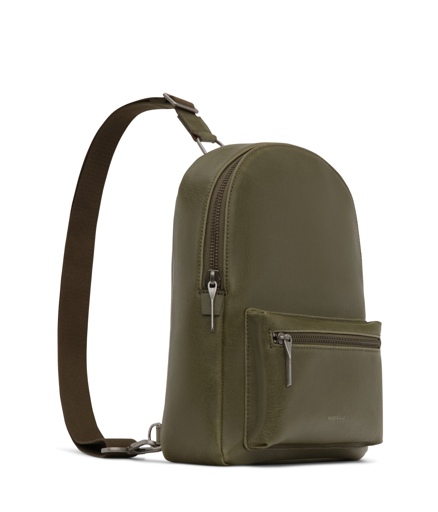 VOAS Vegan Sling Bag - Vintage | Color: Green - variant::olive