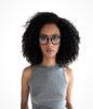 ALDIE-3 Recycled Round Reading Glassess | Color: Black - variant::black