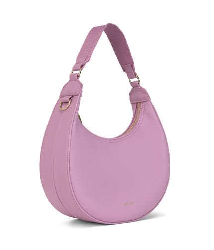 SERENA Vegan Hobo Bag - Sol | Color: Purple - variant::petal