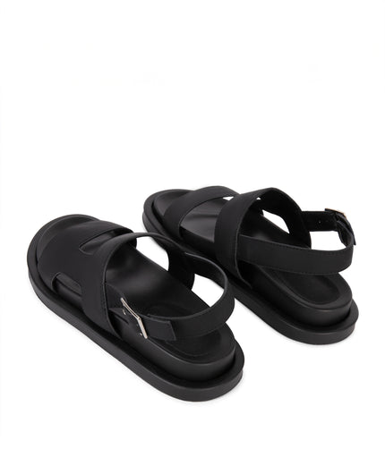 MOAI Women’s Vegan Sandals | Color: Black - variant::black