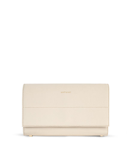 EMI Vegan Crossbody Bag - Grain | Color: Beige - variant::oat