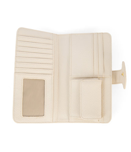 FLOAT Vegan Wallet - Grain | Color: Beige - variant::oat