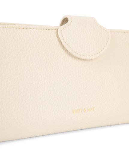 FLOAT Vegan Wallet - Grain | Color: Beige - variant::oat