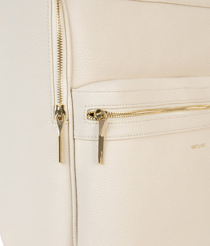 REMI Vegan Backpack – Grain | Color: Beige - variant::oat