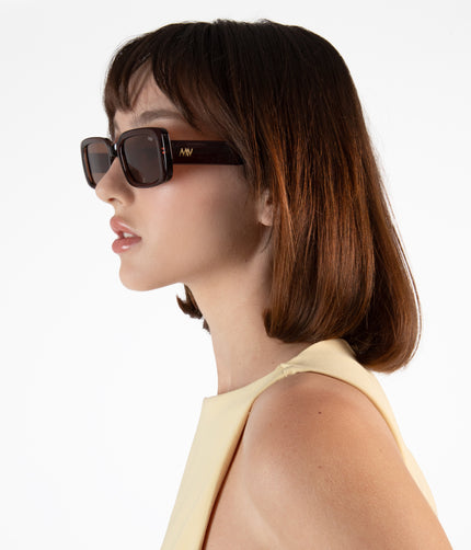 MEEKA Sunglasses | Color: Brown - variant::chocolate