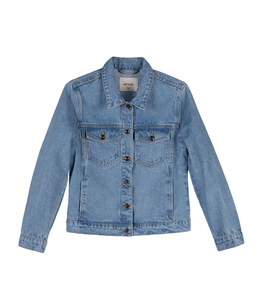 CORIO Women's Vegan Jacket | Color: Light blue - variant::light blue