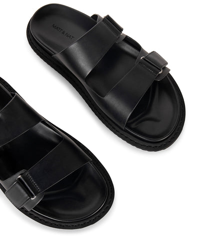 JOAO Men's Vegan Sandals | Color: Black - variant::black