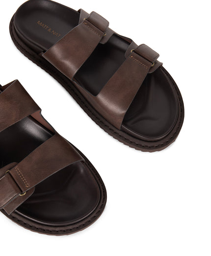 JOAO Men's Vegan Sandals | Color: Brown - variant::brown