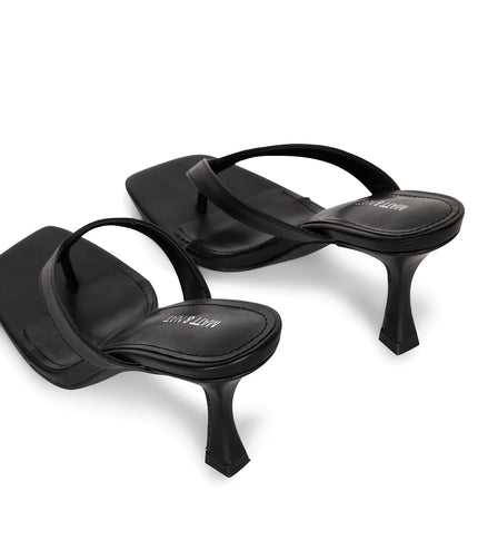 ZEINA Women’s Vegan Sandals | Color: Black - variant::black