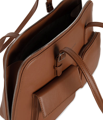 Imena Vegan Tote Bag - Forum | Color: Rum - variant::rum