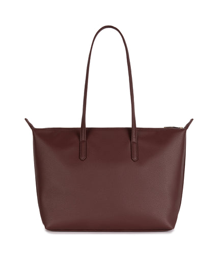 ABBI Vegan Tote Bag - Grain | Color: Cherry - variant::cherry