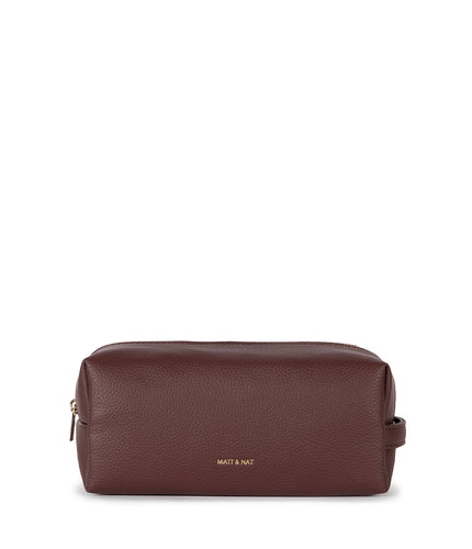 BLAIR Vegan Toiletry Case - Grain | Color: Cherry - variant::cherry