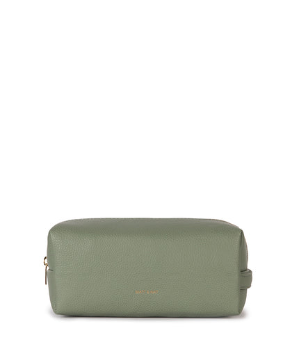 BLAIR Vegan Toiletry Case - Grain | Color: Olivine - variant::olivine