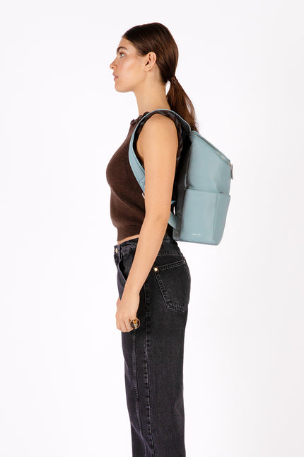 BRAVE Vegan Backpack - Grain | Color: Aquamarine - variant::aquamarine