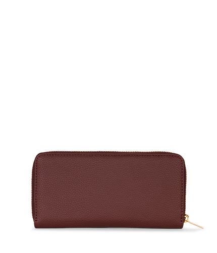 CENTRAL Vegan Wallet - Grain | Color: Cherry - variant::cherry