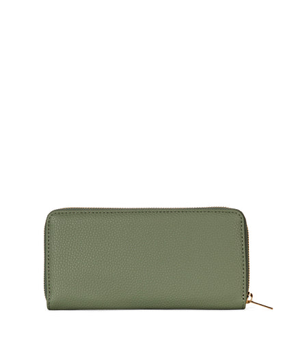 CENTRAL Vegan Wallet - Grain | Color: Olivine - variant::olivine